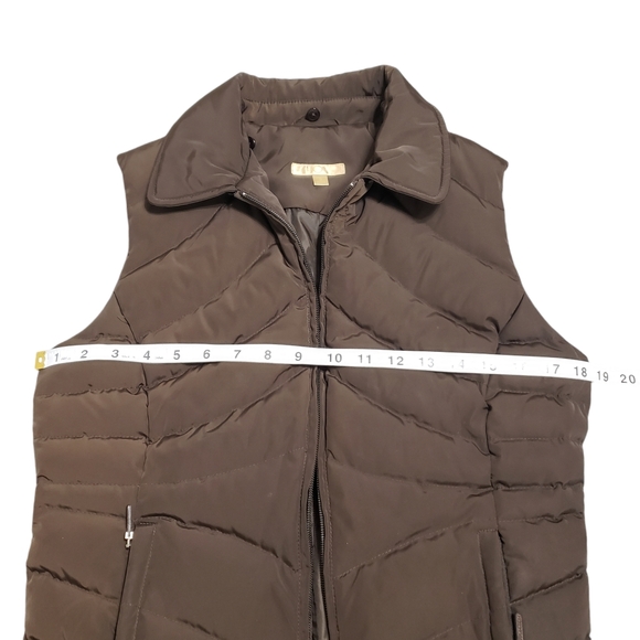 Wilsons Leather Womens Brown Down Puffer Vest Sz Small Outdoors Gorpcore Hiking - Picture 6 of 10